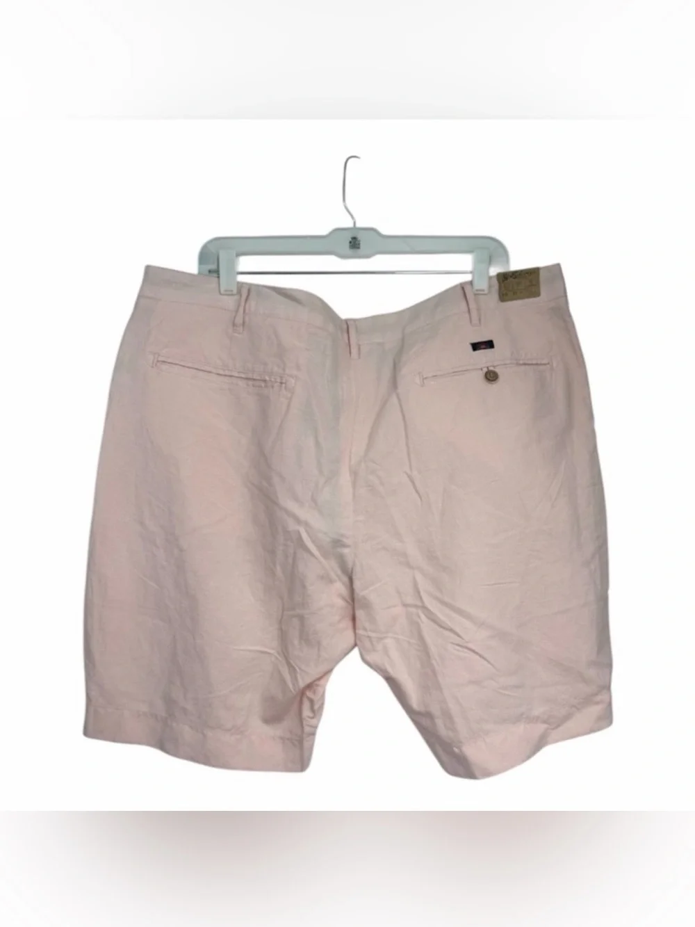 Faherty Malibu Linen Shorts Mens 40 Pink 9